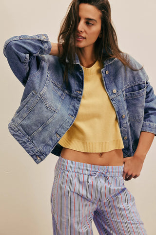 We The Free Opal Swing Denim Jacket