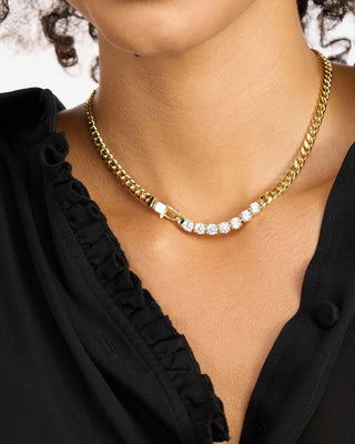 Melinda Maria Baby Julian Loves Diamonds Necklace 16'
