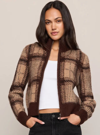 Z Supply Frostline Plaid Cardigan