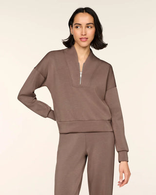 Spanx Airessentials Shawl Collar Half Zip