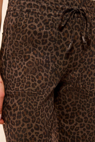 Tribal Pull On Ankle Pant with Pockets