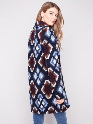 Charlie B Long Crochet Coat