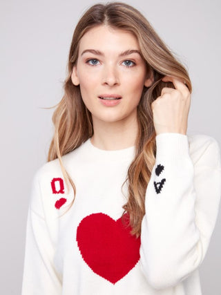 Charlie B Ace Of Hearts Sweater