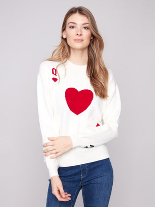 Charlie B Ace Of Hearts Sweater