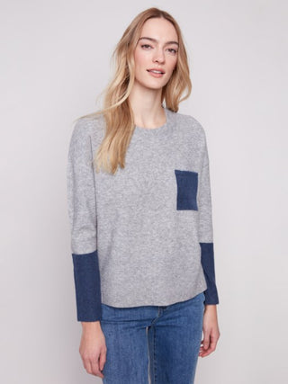 Charlie B Color-block Sweater