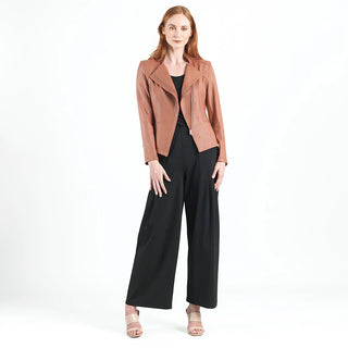 Clara Sunwoo Liquid Leather™ Signature Jacket - Tan