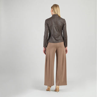 Clara Sunwoo Liquid Leather™ Signature Jacket - Brown