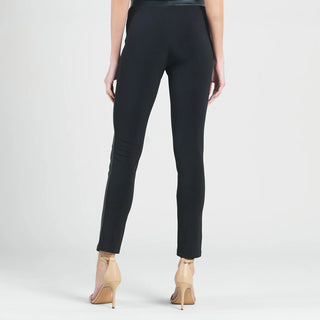 Clara Sunwoo Liquid Leather™ Sheen Two-Tone Legging - Black