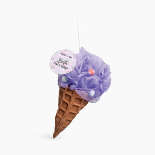 Cait & Co BATH POUF & SPONGE-ICE CREAM
