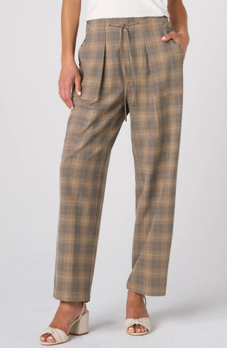 Liverpool High Rise Crop Trouser with Drawstring 27" Inseam