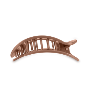 Round Flat Hair Clip | Medium | Mocha Mousse