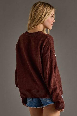 Wine Weather Lightweight Sweater