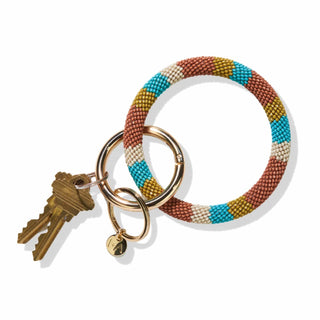 Ink & Alloy Seed Bead Key Ring
