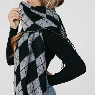 Argyle Plaid Scarf