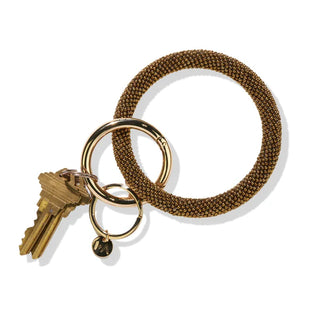 Ink & Alloy Seed Bead Key Ring