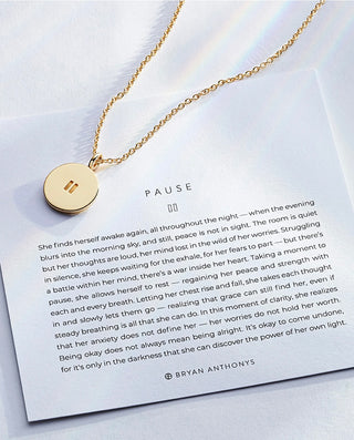 Pause Necklace