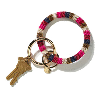 Ink & Alloy Seed Bead Key Ring